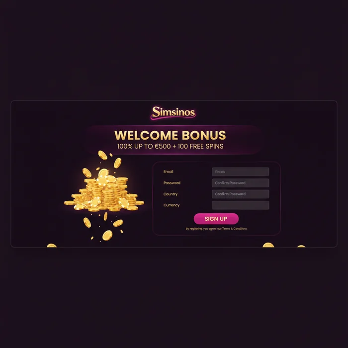 Simsinos Casino Signup